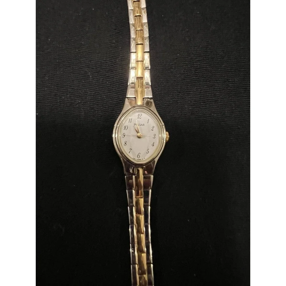 Vintage Pulsar Women's Two-Tone Quartz Watch Japan